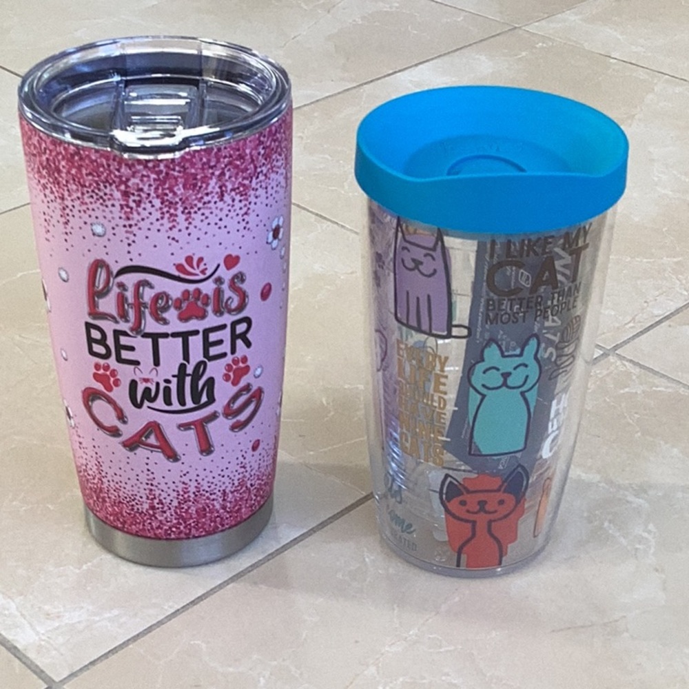 Tumbler Set for Cat Lovers